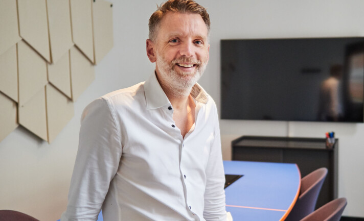 Henning Frettem:
Gode møteromsfasiliteter er superviktig for oss som har mange videomøter. Henning Frettem:
Gode møteromsfasiliteter er superviktig for oss som har mange videomøter.