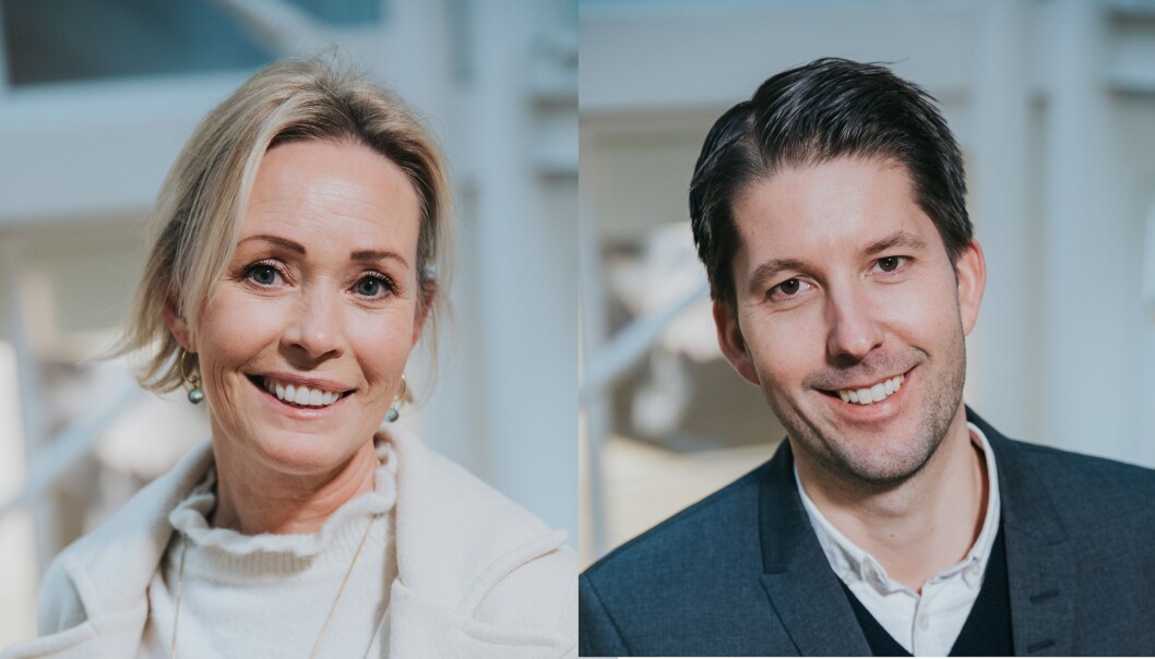 NYE: Line Halvorsen og Henrik Benneche-Lønne. NYE: Line Halvorsen og Henrik Benneche-Lønne.