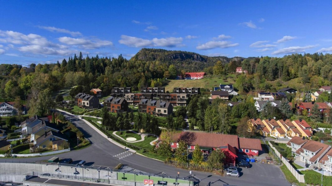 REKKEHUS: Planforslaget legger opp til rekkehusstruktur, hvor enkelte enheter er horisontaldelt eller befinner seg i sokkel. REKKEHUS: Planforslaget legger opp til rekkehusstruktur, hvor enkelte enheter er horisontaldelt eller befinner seg i sokkel.