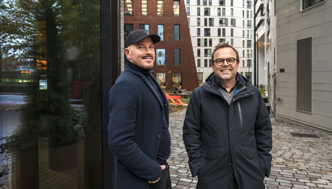 GÅR INN I PARTNERGRUPPEN: Gunnar Solheim (th) og Espen Veiby. GÅR INN I PARTNERGRUPPEN: Gunnar Solheim (th) og Espen Veiby.