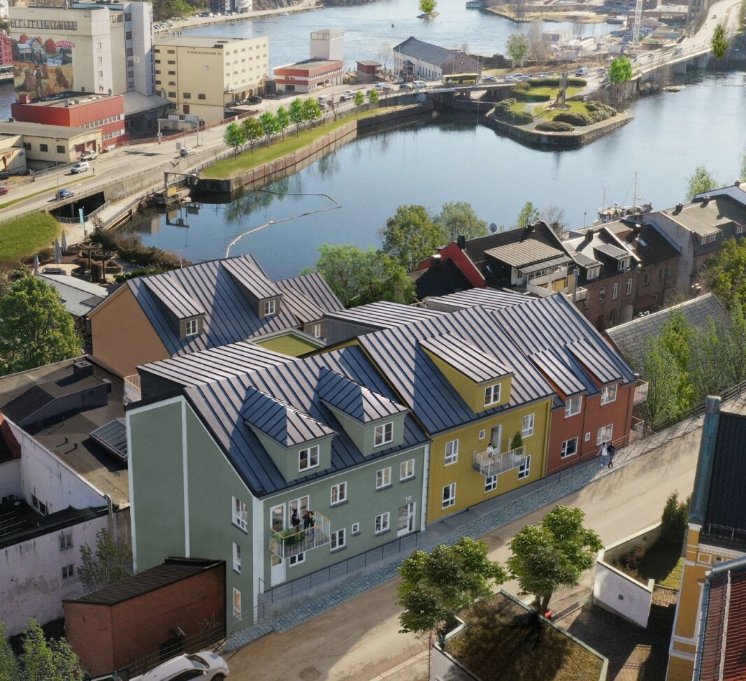 BOLIGER: Den nye bygården får 32 leiligheter. BOLIGER: Den nye bygården får 32 leiligheter.