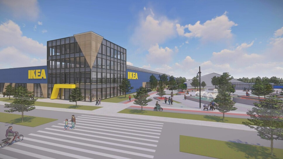 VIL UTVIDE: Ikea er en betydelig eiendomsbesitter. På Furuset i Oslo vil selskapet utvide til 60.000 kvadratmeter.
