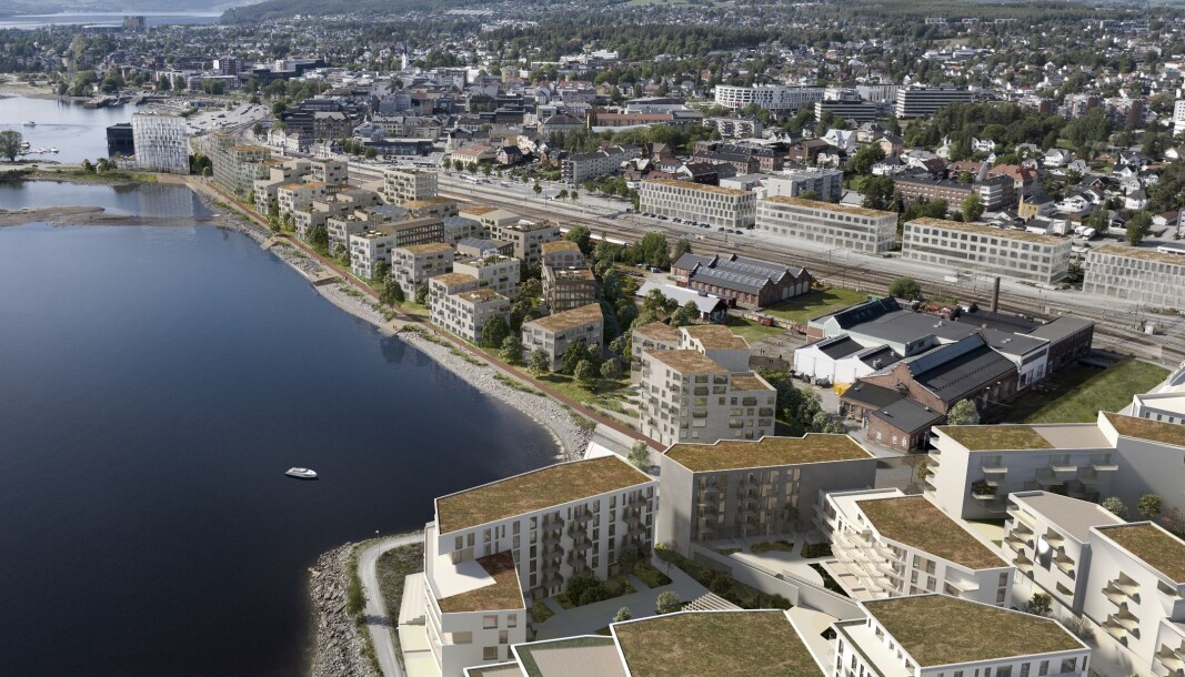 BYDEL: Byen blir ikke til å kjenne igjen når strandsonen er ferdig utviklet. BYDEL: Byen blir ikke til å kjenne igjen når strandsonen er ferdig utviklet.