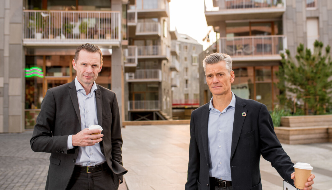 Samarbeid med partnere gir suksess. Morten Austestad og Jon-Erik Lunøe. Samarbeid med partnere gir suksess. Morten Austestad og Jon-Erik Lunøe.