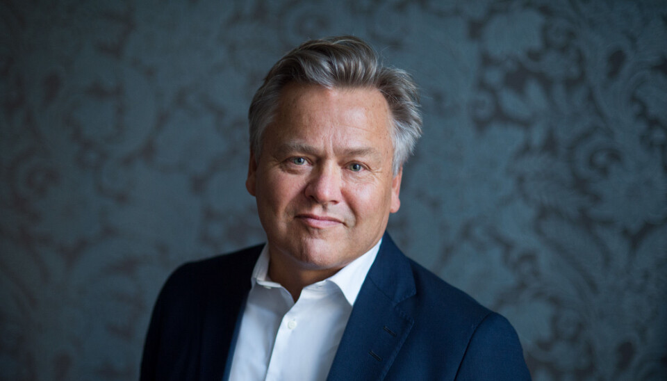 9,1 MILLIARDER: Administrerende direktør Olav Line i Mustad Eiendom kan konstatere at verdijustert egenkapital konsernet, basert på ekstern verdivurdering, ved årsslutt var på 9,1 milliarder kroner.