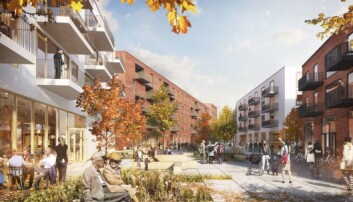 460 boliger Ensjø. Ill: Stein Halvorsen Arkitekter 460 boliger Ensjø. Ill: Stein Halvorsen Arkitekter