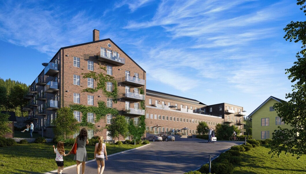 OMBYGGING: Nå skal det gamle fabrikken bli til boliger. OMBYGGING: Nå skal det gamle fabrikken bli til boliger.