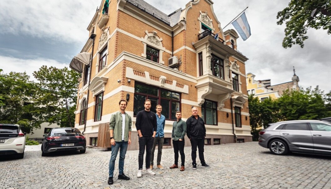 VIRDI: Fra venstre: Michael Wiik, Håvard Heggem von Krogh, Sindre Sangnes, Aslak Bergersen, og Fredrik Engh. VIRDI: Fra venstre: Michael Wiik, Håvard Heggem von Krogh, Sindre Sangnes, Aslak Bergersen, og Fredrik Engh.