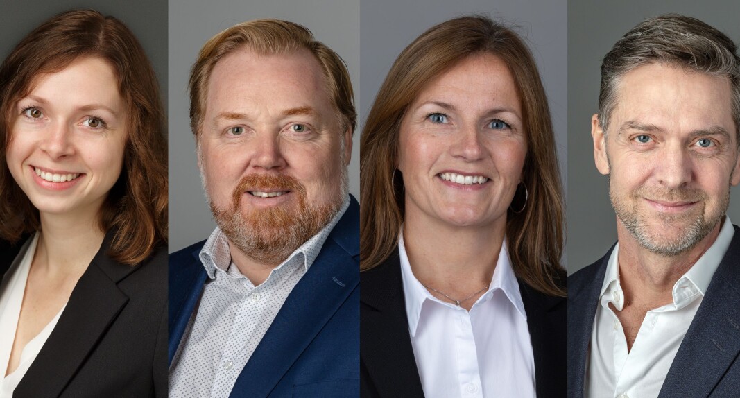 NYE: Ragnhild Forslund, Kurt Eirik Restad, Line Bjerck Ruud og Johan Jørgen Holst. NYE: Ragnhild Forslund, Kurt Eirik Restad, Line Bjerck Ruud og Johan Jørgen Holst.