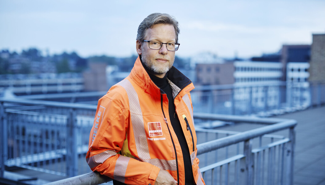 BEDRING: Veidekke-sjef Jimmy Bengtsson melder om bedre tider i entreprenørmarkedet. BEDRING: Veidekke-sjef Jimmy Bengtsson melder om bedre tider i entreprenørmarkedet.