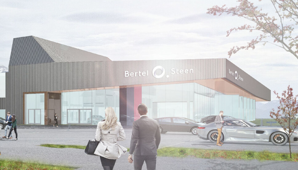 ALT-I-ETT: I løpet av 2022 skal dette 10.000 kvadratmeter store bilanlegget stå klart utenfor sentrum