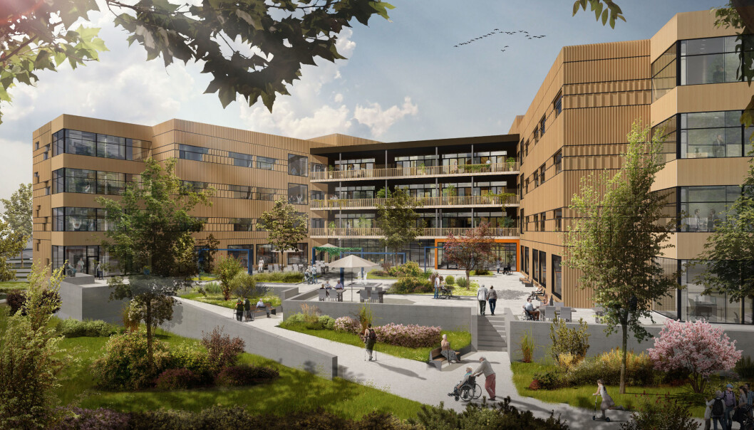 STØRST: Det nye rehabiliteringssenteret omfatter ca 10 000 m2 over fire etasjer. STØRST: Det nye rehabiliteringssenteret omfatter ca 10 000 m2 over fire etasjer.