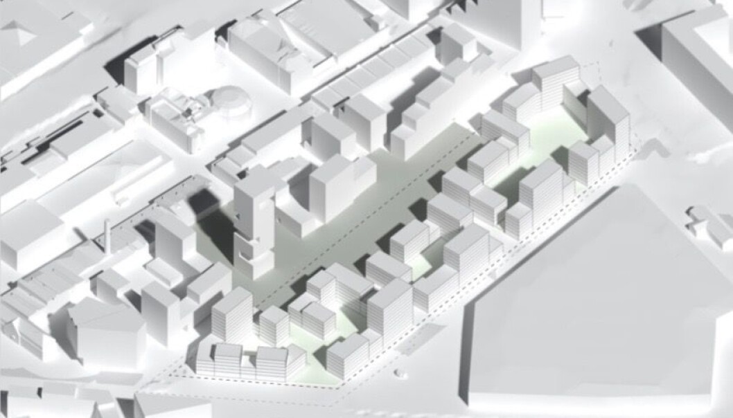 TÅRNPARKEN: Prosjektet har fått navnet Tårnparken. Skissen er fra mulighetsstudien. TÅRNPARKEN: Prosjektet har fått navnet Tårnparken. Skissen er fra mulighetsstudien.