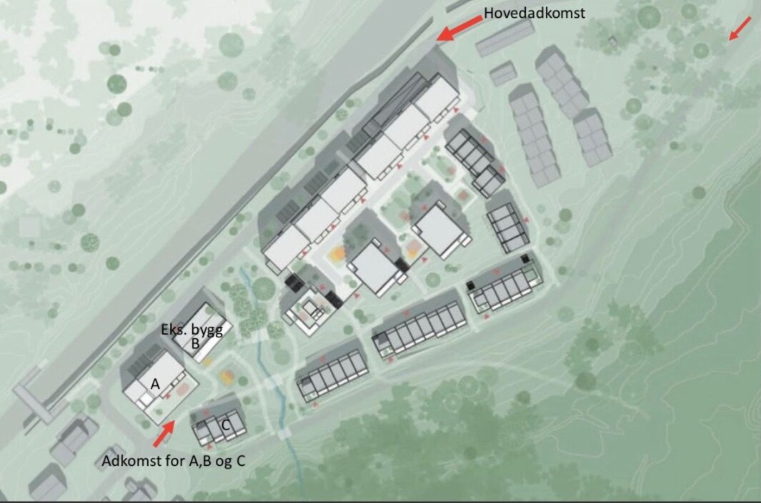 VED T-BANEN: Området ligger 600 meter fra Rommen T-banestasjon. VED T-BANEN: Området ligger 600 meter fra Rommen T-banestasjon.