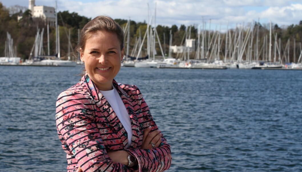 FRA SOLON TIL BULK: Nina Hage bytter jobb. FRA SOLON TIL BULK: Nina Hage bytter jobb.