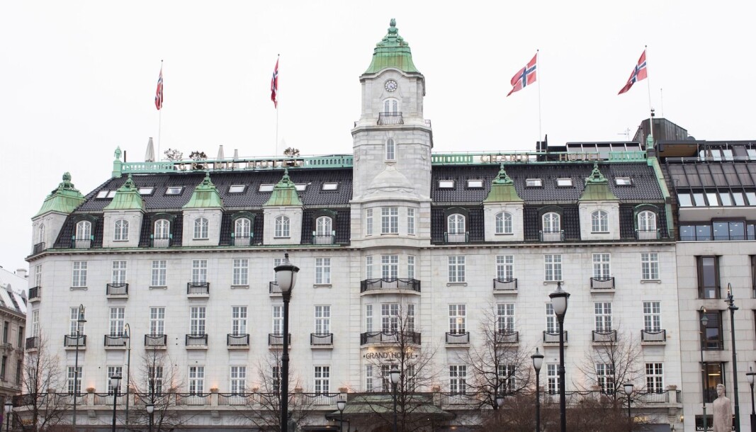 KLAR FOR ÅPNING: Hotellene er klare for åpning igjen etter pandemien. Her er ærverdige Grand Hotel. KLAR FOR ÅPNING: Hotellene er klare for åpning igjen etter pandemien. Her er ærverdige Grand Hotel.