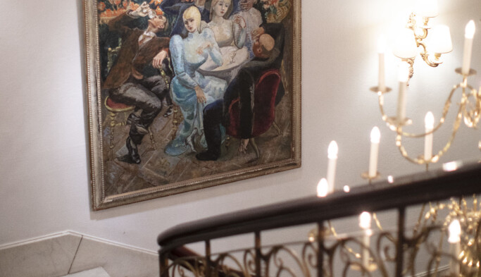 Grand Hotel huser flere av Christian Ringnes’ private kunstverk. Grand Hotel huser flere av Christian Ringnes’ private kunstverk.