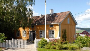 VATIKANET: Dette huset fra 1750 var et vrak da Halvorsen tok over. VATIKANET: Dette huset fra 1750 var et vrak da Halvorsen tok over.