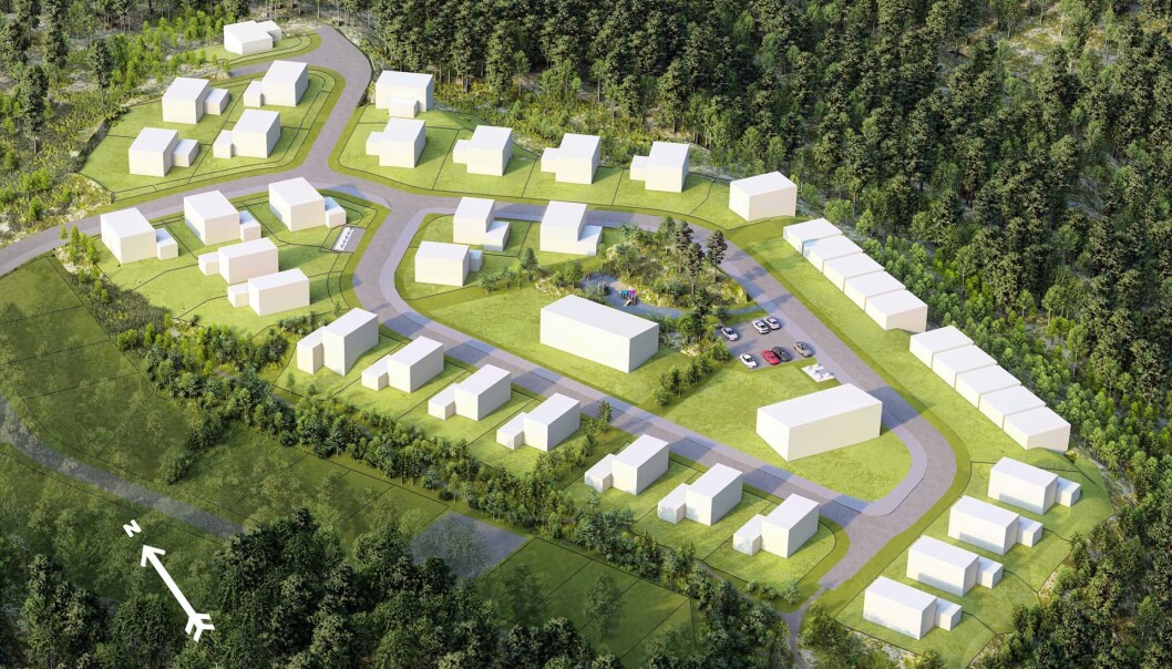 DELFELT: Dette er bare litt av det store boligområdet som nå skal utvikles. DELFELT: Dette er bare litt av det store boligområdet som nå skal utvikles.