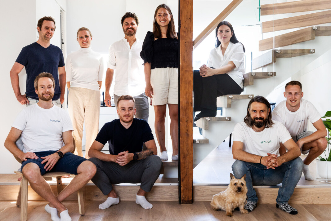 TEAM SEQUOIA: Bak fra venstre: Andreas Mjelde, Frida Nilsen, Knut Olav Klokk, Dorte Narum og Helene Sellevoll Karlsen. Foran: Ulf Øyvind Lund, Erik Harstad, Per Elling Sylte og Sander Djupvik. TEAM SEQUOIA: Bak fra venstre: Andreas Mjelde, Frida Nilsen, Knut Olav Klokk, Dorte Narum og Helene Sellevoll Karlsen. Foran: Ulf Øyvind Lund, Erik Harstad, Per Elling Sylte og Sander Djupvik.