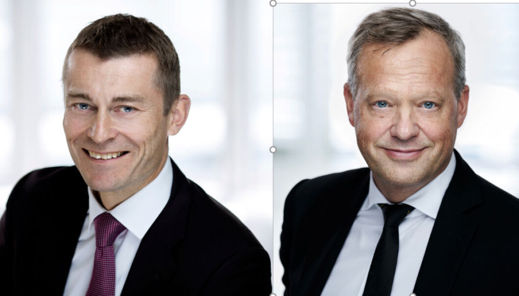 MANGE TRANSAKSJONER: - Dette har nok samlet vært vårt mest aktive første halvår noen gang, sier f.v. Tom Rune Lian og Stig L. Bech i advokatfirmaet Wiersholm. MANGE TRANSAKSJONER: - Dette har nok samlet vært vårt mest aktive første halvår noen gang, sier f.v. Tom Rune Lian og Stig L. Bech i advokatfirmaet Wiersholm.