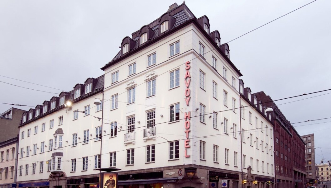 SENTRALT HOTELL: Hotel Savoy i Universitetsgata 11. SENTRALT HOTELL: Hotel Savoy i Universitetsgata 11.