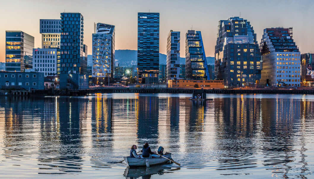 STARTEN: Her er Barcode på vei opp og i ferd med å totalforandre bukta i indre havn. STARTEN: Her er Barcode på vei opp og i ferd med å totalforandre bukta i indre havn.