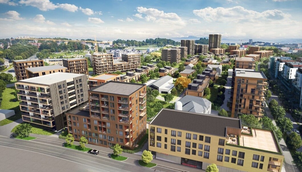 HØYT: Tårn 12 blir det høyeste bygget i Lilleby. HØYT: Tårn 12 blir det høyeste bygget i Lilleby.