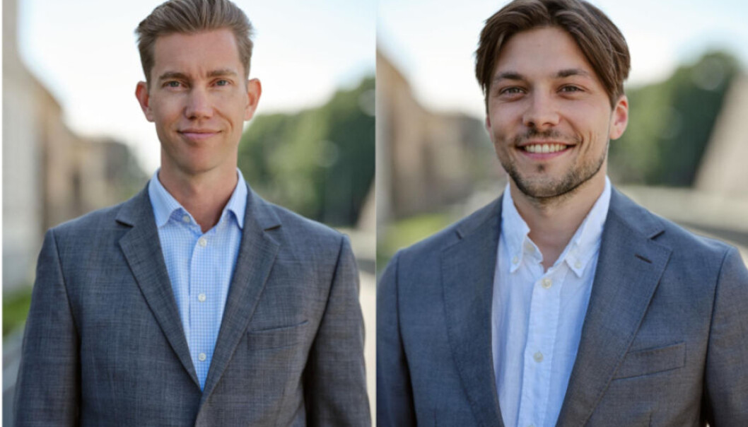 NY I OROEIENDOM: F.v. Gunnar Vestby og Christoffer Oterholt. NY I OROEIENDOM: F.v. Gunnar Vestby og Christoffer Oterholt.