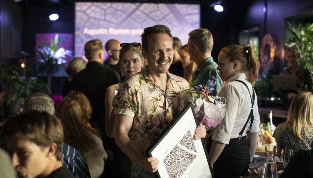 VANT: Den syvende Aspelin Ramm-prisen gikk til Yngve Bråten. VANT: Den syvende Aspelin Ramm-prisen gikk til Yngve Bråten.