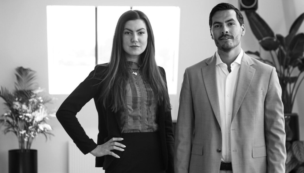 MATERIAL MAPPER: Daglig leder, Ieva Sibilla Strupule, og CFO, Sondre Støyva. MATERIAL MAPPER: Daglig leder, Ieva Sibilla Strupule, og CFO, Sondre Støyva.