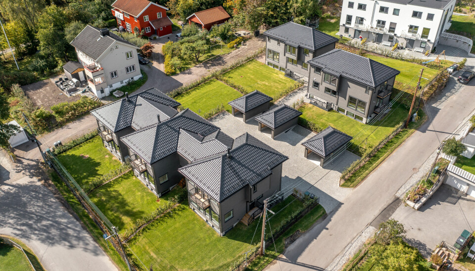 OVER 100 BOLIGER: Tiberius Eiendom har solgt over 100 boliger, blant annet i Øvre Smestadvei 40 – prosjektet ferdigstilles i disse dager.