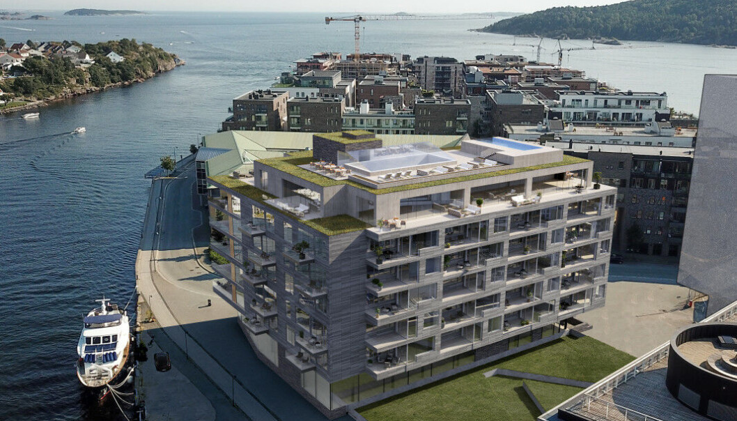 MANGE PROSJEKTER: Det er mange nye eiendomsprosjekter i Kristiansand. Her representert ved Oksøy Eiendoms boligprosjekt Tangen. MANGE PROSJEKTER: Det er mange nye eiendomsprosjekter i Kristiansand. Her representert ved Oksøy Eiendoms boligprosjekt Tangen.