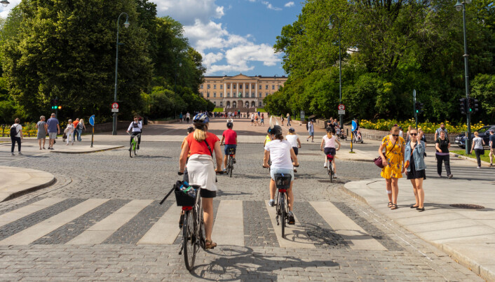 MER SYKKEL: En tettere by med kortere avstander og trangere kår for bilbruk, vil gi mer sykling. MER SYKKEL: En tettere by med kortere avstander og trangere kår for bilbruk, vil gi mer sykling.