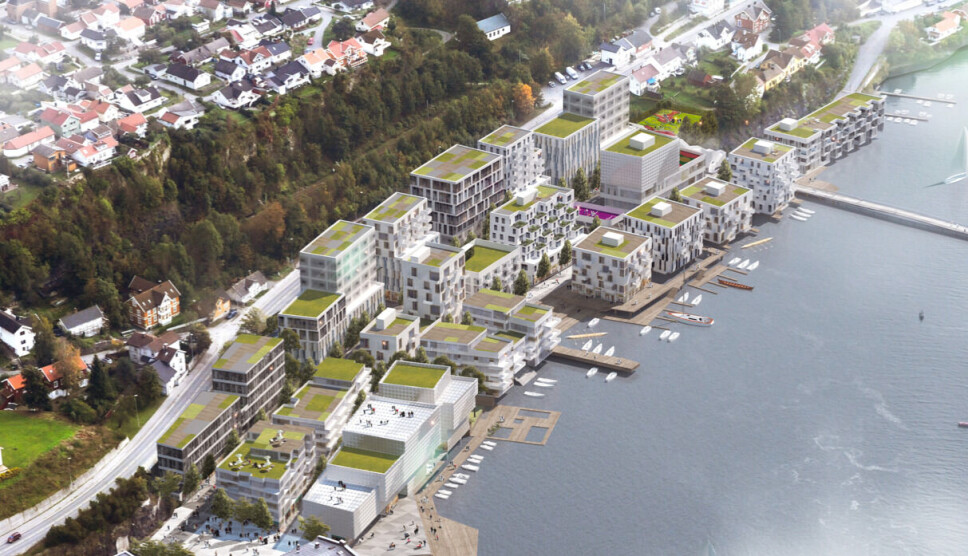 BYDEL: Her skal det bli både boliger og næringsliv.