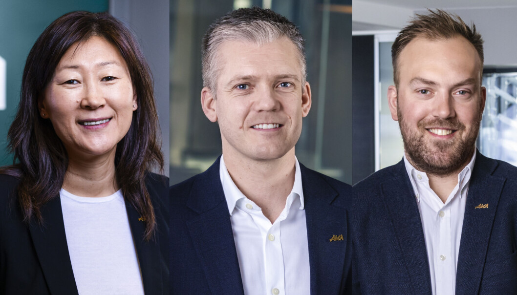 LEVERER: AKA-Ledelsen, her representert ved adm. direktør Jane Gravbråten, finansdirektør Thomas Simonsen og investeringsdirektør Hallvard Thoresen, leverte sterke tall for andre tertial. LEVERER: AKA-Ledelsen, her representert ved adm. direktør Jane Gravbråten, finansdirektør Thomas Simonsen og investeringsdirektør Hallvard Thoresen, leverte sterke tall for andre tertial.