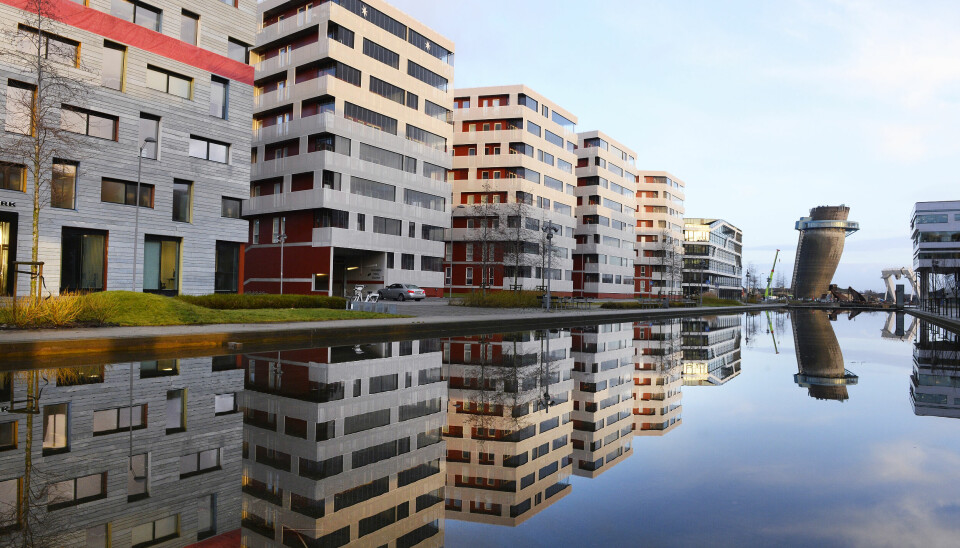 NY BYDEL: Hinna Park er blitt en attraktiv kontorbydel i Stavanger i løpet av det siste tiåret.