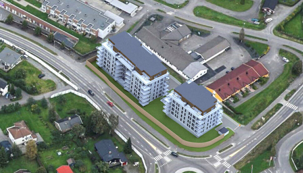 VEKST: Kommunen vokser, og særlig i den nordlige delen der dette blokkprosjektet er planlagt.