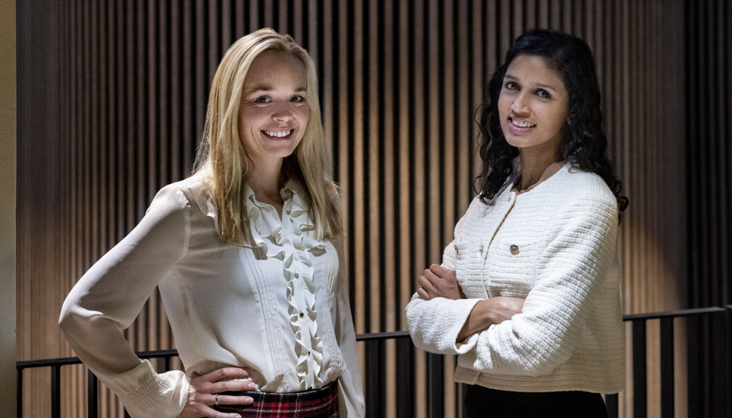STYRER ØKONOMIEN: CFO Birthe Smedsrud og økonomisjef Leena Mari Male Lyngstad har kontroll på tallene i Höegh Eiendom. STYRER ØKONOMIEN: CFO Birthe Smedsrud og økonomisjef Leena Mari Male Lyngstad har kontroll på tallene i Höegh Eiendom.