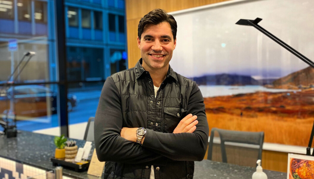 FORNØYD: Michael Angelo Justiniano, adm.dir. i Flexspace, er fornøyd med emisjonen som nå er fullført. FORNØYD: Michael Angelo Justiniano, adm.dir. i Flexspace, er fornøyd med emisjonen som nå er fullført.