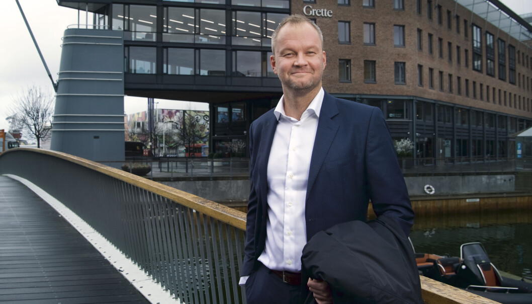 FRA BAHR TIL GRETTE: Øystein Myre Bremset. FRA BAHR TIL GRETTE: Øystein Myre Bremset.