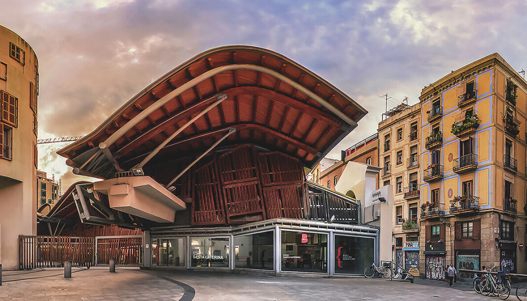HISTORISK: Santa Catarina ligger i det historiske senteret Ciutat Vella i Barcelona. HISTORISK: Santa Catarina ligger i det historiske senteret Ciutat Vella i Barcelona.