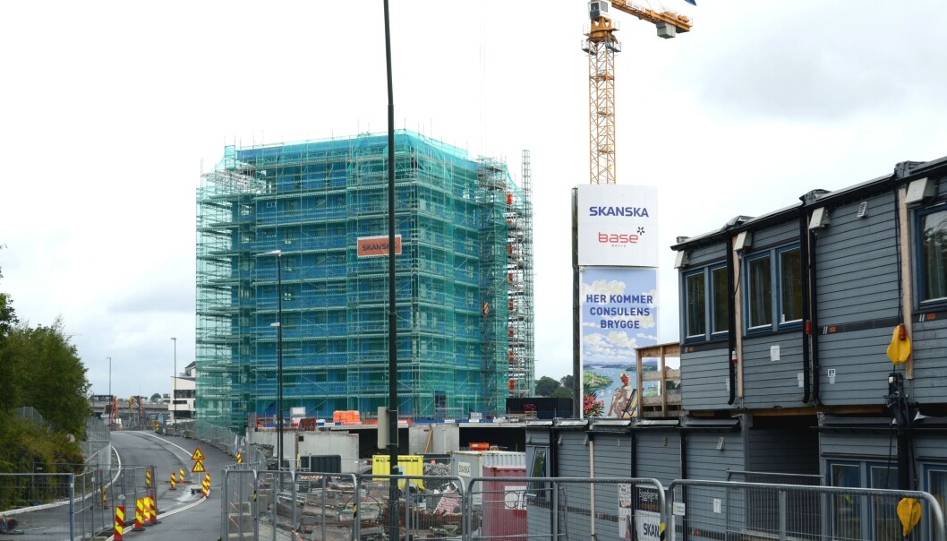 BREAM-SERTIFISERT: Consulens Brygge skal bestå av fire bygg med totalt 121 leiligheter og 10 rekkehus. Prosjektet er forventet ferdigstilt i 2023. Foto: Base Bolig BREAM-SERTIFISERT: Consulens Brygge skal bestå av fire bygg med totalt 121 leiligheter og 10 rekkehus. Prosjektet er forventet ferdigstilt i 2023. Foto: Base Bolig