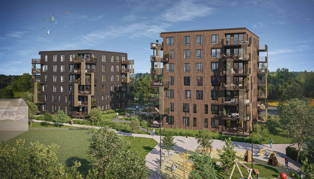 STARTEN: Dette er første del av Sandefjord Hageby. STARTEN: Dette er første del av Sandefjord Hageby.