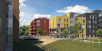 Foreslår 406 nye leiligheter fordelt på blokker og rekkehus (+)