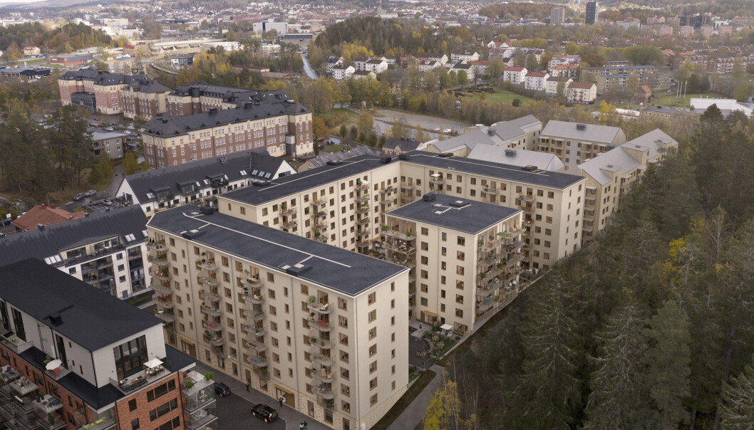 110 LEILIGHETER: Boligene står ferdig i andre kvartal 2024. Ill.: PEAB. 110 LEILIGHETER: Boligene står ferdig i andre kvartal 2024. Ill.: PEAB.