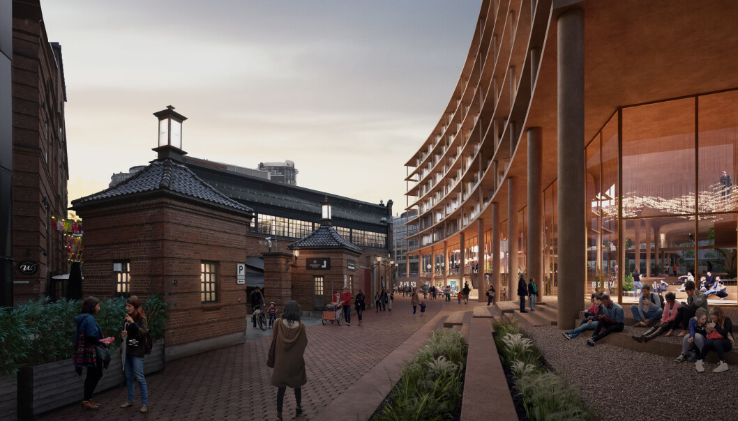 SISTE: Trekanttomten er den siste ubebygde på Aker Brygge, nå skal eiendommen fylles. SISTE: Trekanttomten er den siste ubebygde på Aker Brygge, nå skal eiendommen fylles.