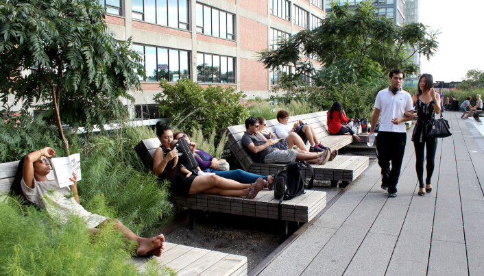 INVITERENDE: Det er lett å bruke The High Line Park. Foto: Shutterstock. INVITERENDE: Det er lett å bruke The High Line Park. Foto: Shutterstock.