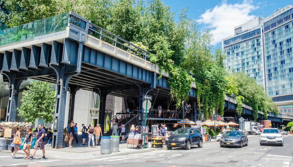 MANGFOLDIGGJØRING: For Rossow er The High Line Park i New York blant et av verdens vakreste byggverk, ettersom det har så mye mer med seg. Både hvordan parken bygger på historie, transformasjon inkludering, og mangfoldiggjøring. Foto: Shutterstock.
