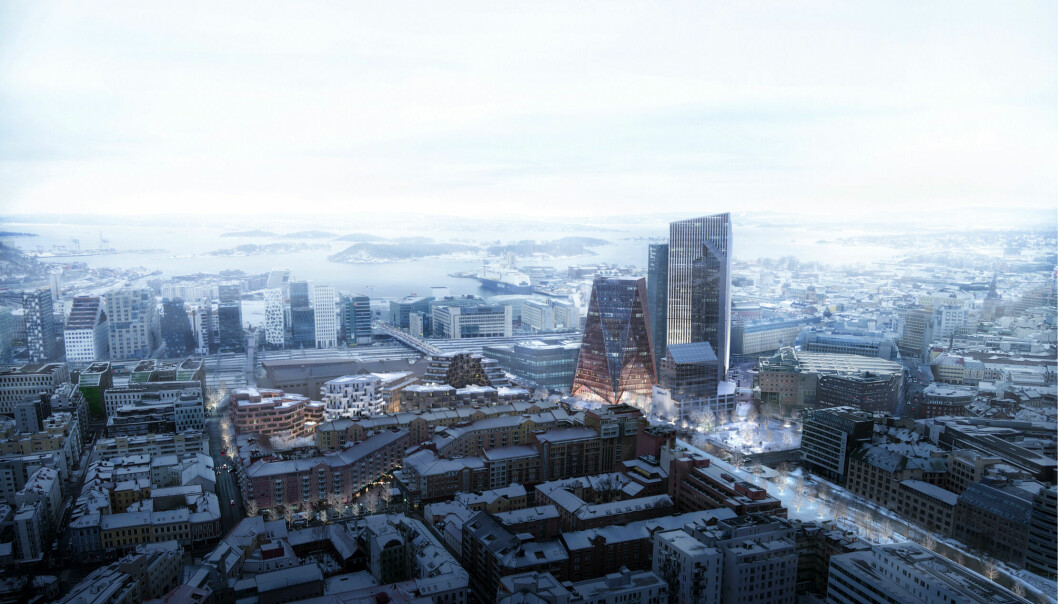 325 BOLIGER: Galleri Oslo er ett av prosjektene det ble bestilt oppstartsmøte for i 2021. Der kan det bli 325 boliger.